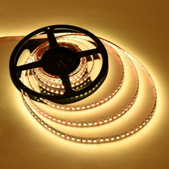 24V UL High-Output High-Density 16.4-ft RGB Color-Changing Flexible LED Ribbon Strip Light with 600xSMD4040