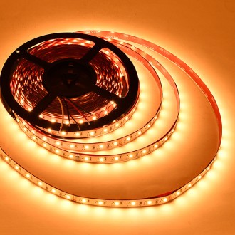 24V High-Output 32.8-ft RGBW Color-Changing + Warm-White Flexible LED Ribbon Strip Light with SMD1808RGB and SMD2835