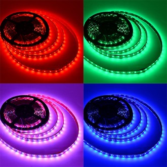 24V High-Output 32.8-ft RGBW Color-Changing + Warm-White Flexible LED Ribbon Strip Light with SMD1808RGB and SMD2835