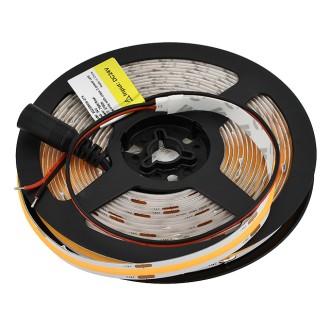 24V 75W COB High-Output 90-CRI 16.4-ft Flexible Ribbon 2400-LED Strip Light with Dot-Free Uniform Glow