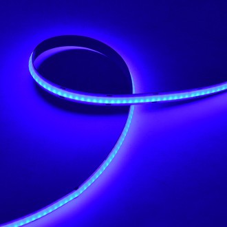 24V 70W 16.4-ft Color-Changing RGB COB Flexible Ribbon LED Light Strip with Dot-Free Uniform Glow