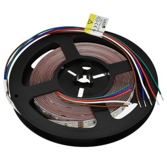 24V High-Output 16.4-ft RGBW Color-Changing + White or Warm-White Flexible LED Ribbon Strip Light with SMD1808RGB and SMD2835