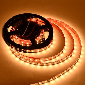 24V High-Output 16.4-ft RGBW Color-Changing + White or Warm-White Flexible LED Ribbon Strip Light with SMD1808RGB and SMD2835