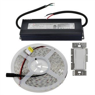 24V 96W High-Output Wide-Angle 160° 16.4-ft Flexible Ribbon LED Strip Light