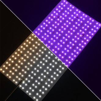 24V 80W 24" x 12" RGB Color-Changing + 2700-6500K CCT Color-Temperature-Adjustable Flexible LED Light Sheet 24V 80W 24" x 12" RGB Color-Changing + 2700-6500K CCT Color-Temperature-Adjustable Flexible LED Light Sheet