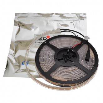 24V 16.4-ft Water-Resistant Flexible Ribbon LED Strip Light with 300xSMD3528 in Silicone Sleeve
