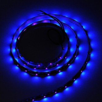 12V 3.28-ft Flexible Ribbon UV LED Strip Light with 60xSMD3528