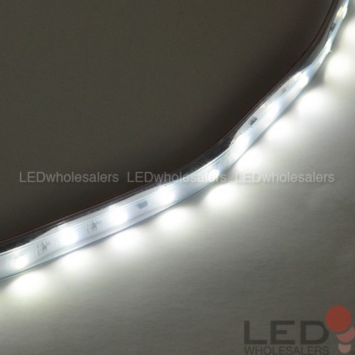 24V UL 16.4-ft Water-Resistant Flexible Ribbon LED Strip Light with 300xSMD2835 