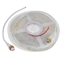 24V High-Output High-CRI 16.4-ft IP68 Waterproof Flexible Ribbon LED Strip Light with 300xSMD2835