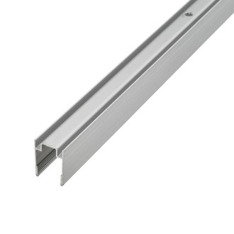 Aluminum Channel System for 8x16mm Flexible Silicone LED Neon Strip Installations, Pack of 5x 1m Segments