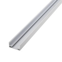 Aluminum Channel System for TPU Flexible Wall Washer LED Strip Installations, Pack of 5x 1m Segments