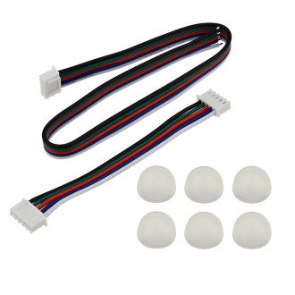 24V 80W 24" x 12" RGBW Color-Changing + Warm-White Flexible LED Light Sheet with 288xSMD5050