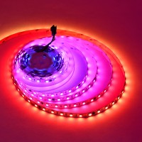 24V 16.4-ft TM1934 Addressable Dream Color Chasing Wave Pattern RGB Magic Pixel LED Flexible Ribbon Strip Light with 300xSMD5050 24V 16.4-ft TM1934 Addressable Dream Color Chasing Wave Pattern RGB Magic Pixel LED Flexible Ribbon Strip Light with 300xSMD5050