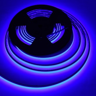 24V 70W 16.4-ft IP67 Water-Resistant RGB Color-Changing Flexible Up/Down-Bending LED COB Neon Strip Light