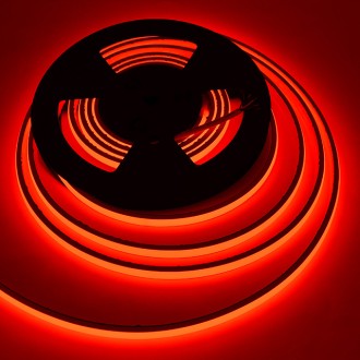 24V 70W 16.4-ft IP67 Water-Resistant RGB Color-Changing Flexible Up/Down-Bending LED COB Neon Strip Light