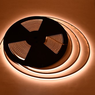 24V 70W 32.8-ft IP67 Water-Resistant Flexible Up/Down-Bending LED COB Neon Strip Light, Warm-White 3000K 24V 70W 32.8-ft IP67 Water-Resistant Flexible Up/Down-Bending LED COB Neon Strip Light, Warm-White 3000K