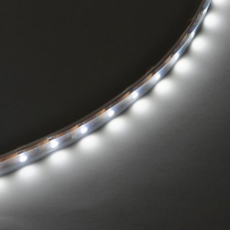 12V 16.4-ft Water-Resistant Flexible Ribbon LED Strip Lights with 300xSMD3528 in Silicone Sleeve