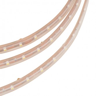 12V 16.4-ft Water-Resistant Flexible Ribbon LED Strip Lights with 300xSMD3528 in Silicone Sleeve