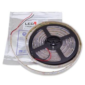 12V 16.4-ft Water-Resistant Flexible Ribbon LED Strip Light with 150xSMD5050 in Silicone Sleeve