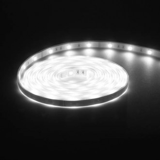 12V 16.4-ft Water-Resistant Flexible Ribbon LED Strip Light with 150xSMD5050 in Silicone Sleeve