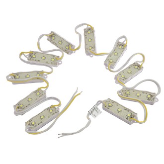 12V 5-ft String of 10 Water-Resistant LED Modules, Each with 3xSMD3528