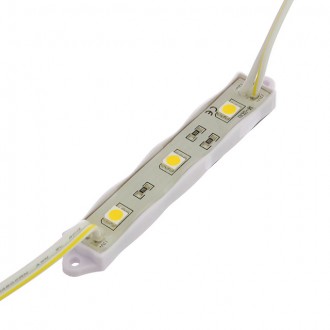 12V 5-ft String of 10 Water-Resistant LED Modules, Each with 3xSMD5050 (Final Sale)