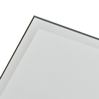 2x2-ft 40W/35W/30W Power-Adjustable and 5000K/4000K/3500K CCT-Adjustable Glare-Free Back-Lit LED Panel Light with 0-10V Dimming, ETL and DLC Listed (4-Pack)