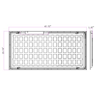 2x4-ft 50W/40W/30W Power-Adjustable and 5000K/4000K/3500K CCT-Adjustable Glare-Free Back-Lit LED Panel Light with 0-10V Dimming, ETL and DLC Listed (4-Pack)