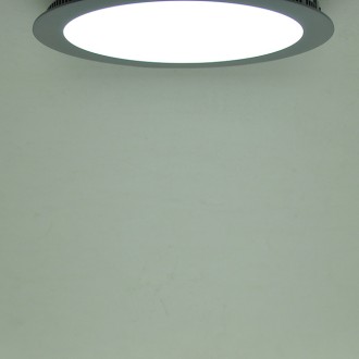 8" 16W Round Ultra-Thin Edge-Lit LED Recessed Ceiling Light with Driver