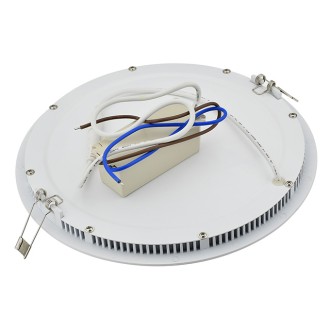 8" 16W Round Ultra-Thin Edge-Lit LED Recessed Ceiling Light with Driver