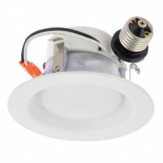 4" Recessed Dimmable 13W LED Downlight with White Trim 90-CRI, UL & ENERGY STAR