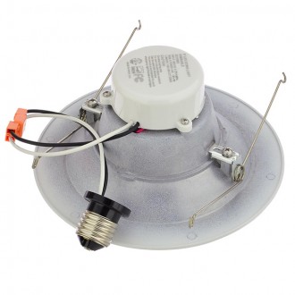 6-Inch (5"-Compatible) Recessed Dimmable 16W LED Downlight with White Trim 90-CRI, UL & ENERGY STAR