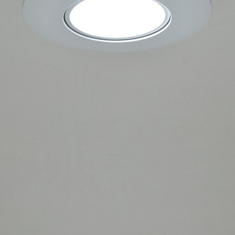 6" (5"-Compatible) Recessed Dimmable 15W LED Adjustable Head Downlight with White Trim, ETL & ENERGY STAR