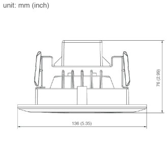 4" Recessed Dimmable 10W LED Adjustable Head Downlight with White Trim 90-CRI, ETL & ENERGY STAR