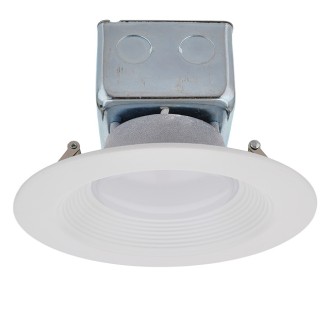 5-6" Dimmable Retrofit 15W LED Downlight White Trim 90-CRI with Junction Box, ETL & ENERGY STAR