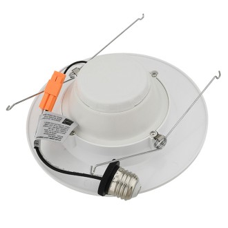 5-6" Recessed Dimmable 12W LED Downlight with White Trim 90-CRI, ETL & ENERGY STAR (4-Pack)