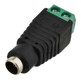 5.5x2.1mm DC Power Connector Jack/Plug Adapter
