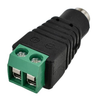 5.5x2.1mm DC Power Connector Jack/Plug Adapter