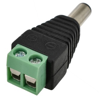 5.5x2.1mm DC Power Connector Jack/Plug Adapter