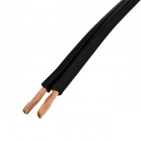 12AWG 2-Conductor 12/2 Black Stranded Copper Low-Voltage Direct Burial Landscape Lighting Wire