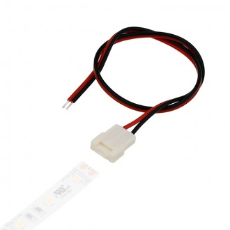 QC03 Single-Ended 2-Conductor LED Strip-to-Wire Quick Connector Pigtail