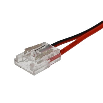 QC04 Permanent Double-Ended 2-Conductor LED Strip-to-Strip Quick Connector Flexible Jumper Cable