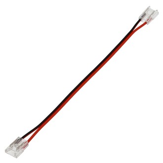 QC04 Permanent Double-Ended 2-Conductor LED Strip-to-Strip Quick Connector Flexible Jumper Cable