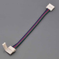  3-in 4-Conductor RGB LED Strip Quick Connector-to-Quick Connector