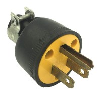 Heavy Duty 3-Prong 125V 15A 3-Wire Replacement Male Electrical Plug