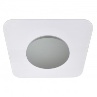 24W 13.8"x13.8" Stylish Dimmable Slim Up/Down Transparent Surface-Mount Ceiling/Wall LED Light Panel, ETL & Energy Star
