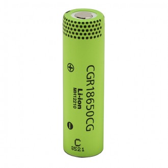 Panasonic CGR18650CG Rechargeable 3.6-Volt Li-ion 18650 Battery 2250mAh