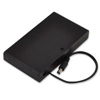 Portable Battery Pack with On/Off Switch and 5.5x2.1mm DC Plug, Holds 8x AA Batteries