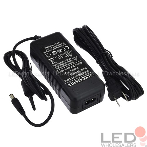 12V 5A 60W AC/DC Power Adapter, Black