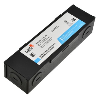 12V 60-Watt Constant Voltage ELV/MLV/TRIAC Dimmable Class 2 Electronic LED Driver with Integrated J-Box Option